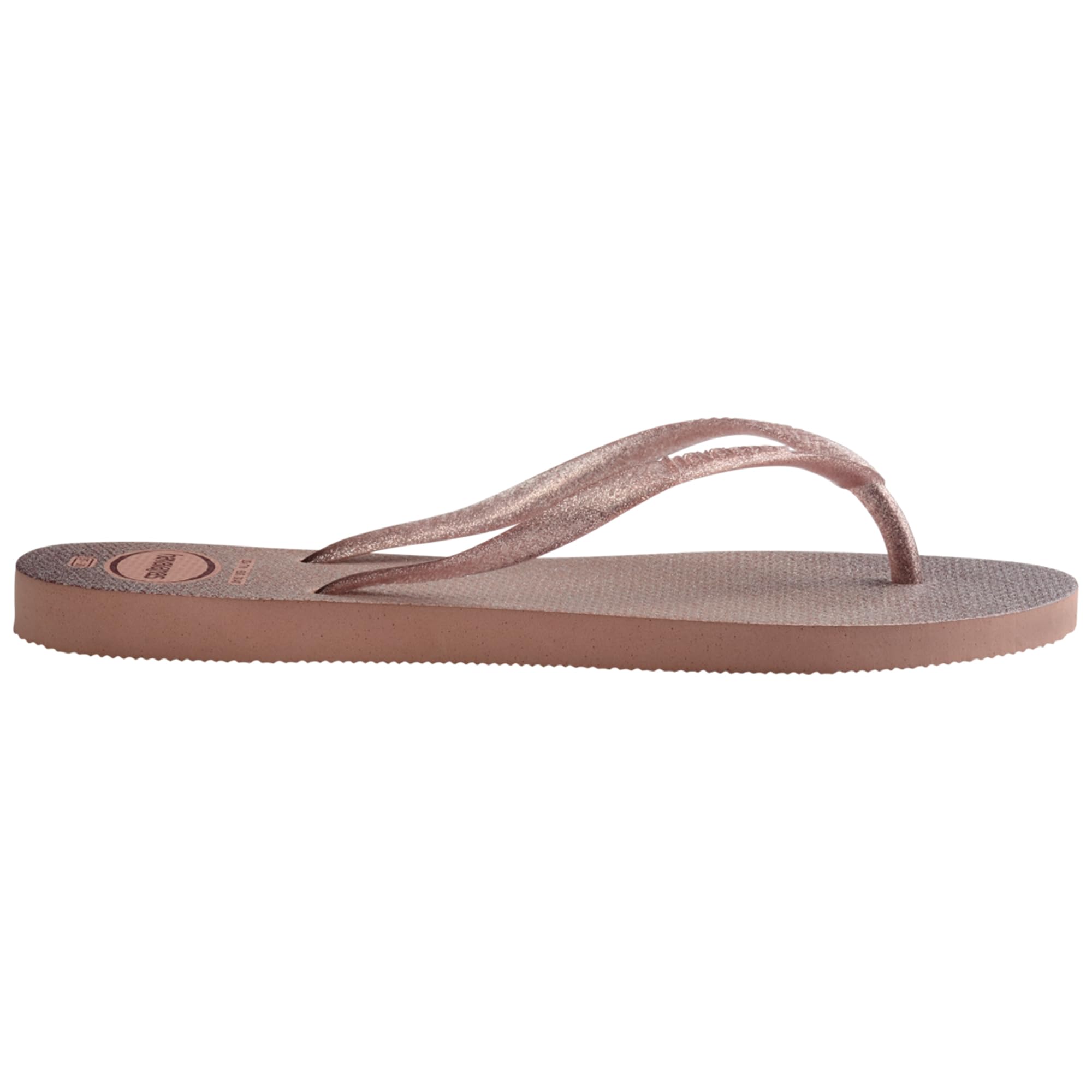 Havaianas Girls Slim Gloss Flip Flops - Comfortable Toddler/Little Kid/Big Kid Sandals for Beach, Pool & Summer Play