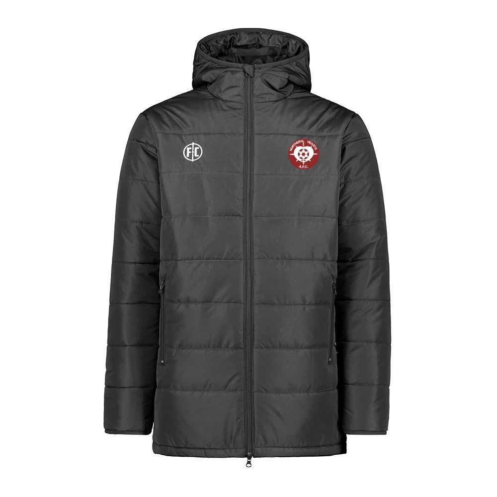 Northern Hearts Club Padded Jacket - Warm Winter Coat for Men & Women, Lightweight Insulated Outerwear for Hiking, Camping & Outdoor Activities