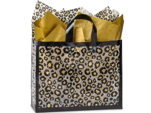 Premium VOGUE Safari Frosted Plastic Bags - Bulk Pack of 250 | 3 mil Heavy Duty 16