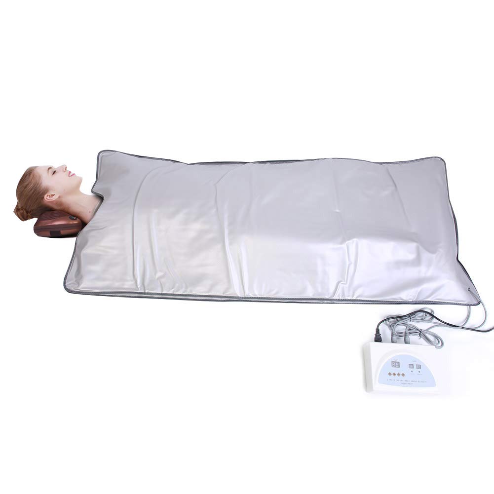 Best Far Infrared Sauna Blanket for Home & Salon - Portable Detox Heating Pad for Relaxation, Weight Loss & Beauty Therapy | Perfect for Spa, Yoga & Post-Workout Recovery