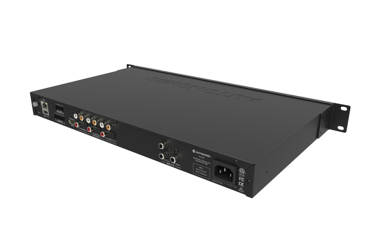 Autonomic M3 Music Server - High-Performance Home Audio Streaming Device for Multi-Room Music & Smart Home Integration | Perfect for Living Rooms, Home Theaters & Whole-House Audio Systems