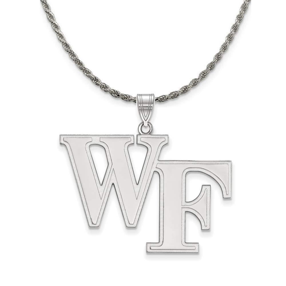 Sterling Silver Wake Forest Pendant Necklace for Gifts & Graduation