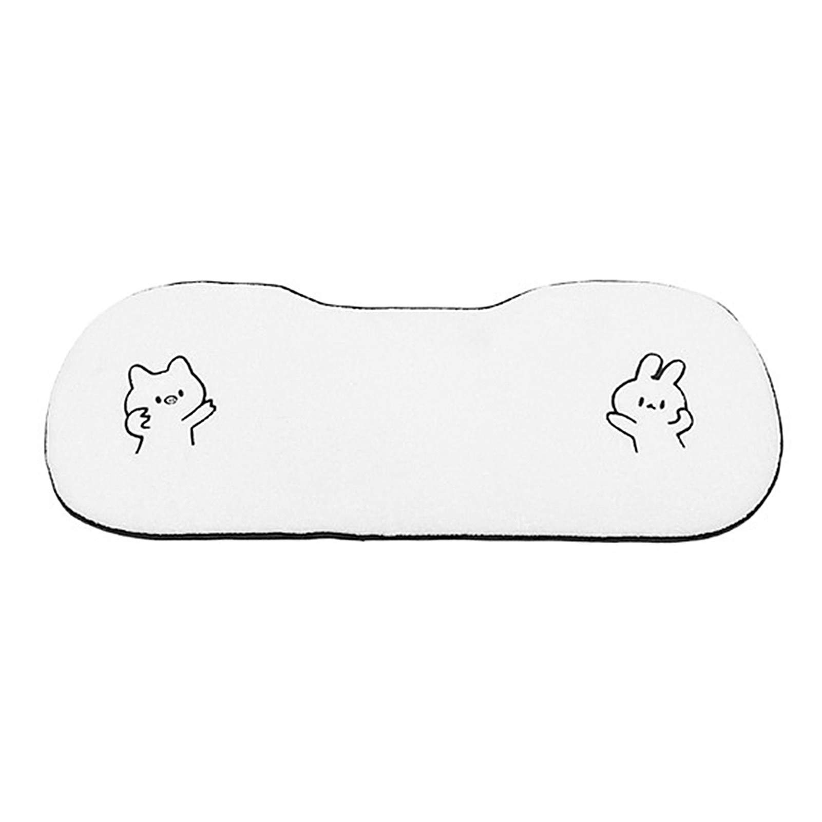 Shineweb Car Bench Seat Cover - Pig/Rabbit Pattern, Warm & Breathable Rear Seat Protector Mat Pad for Cars, SUVs, Trucks - Perfect for Winter Comfort and Pet Protection