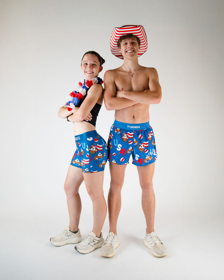 USA Flag Men's Swim Trunks - Quick Dry Beach Shorts for Pool Party & Summer Vacation | Comfortable & Stylish Swimwear for Swimming, Surfing, and Outdoor Activities