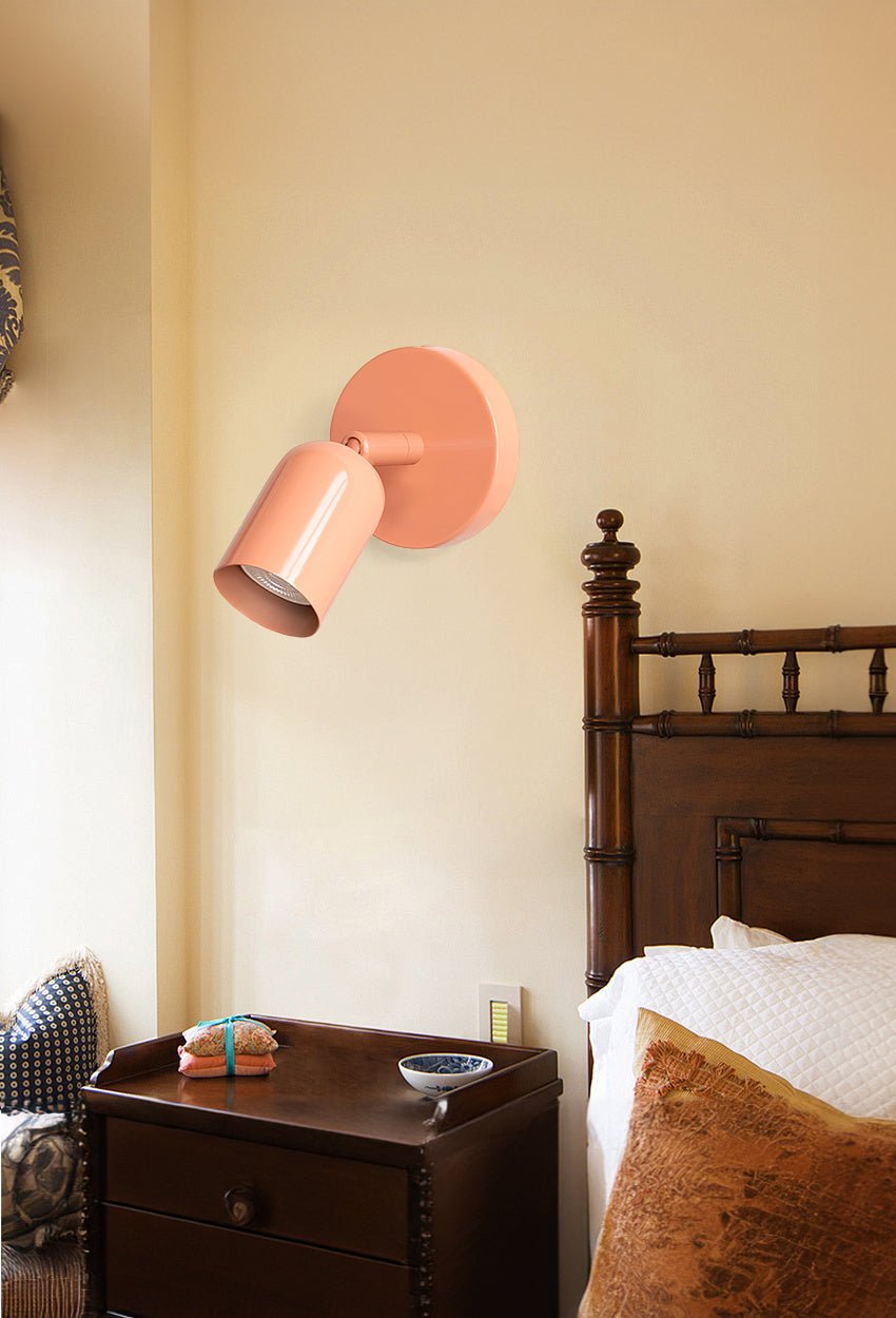 Adjustable Wall Lamp with Dimmable LED Light - Modern Swing Arm Sconce for Bedroom, Living Room, and Office Reading Light