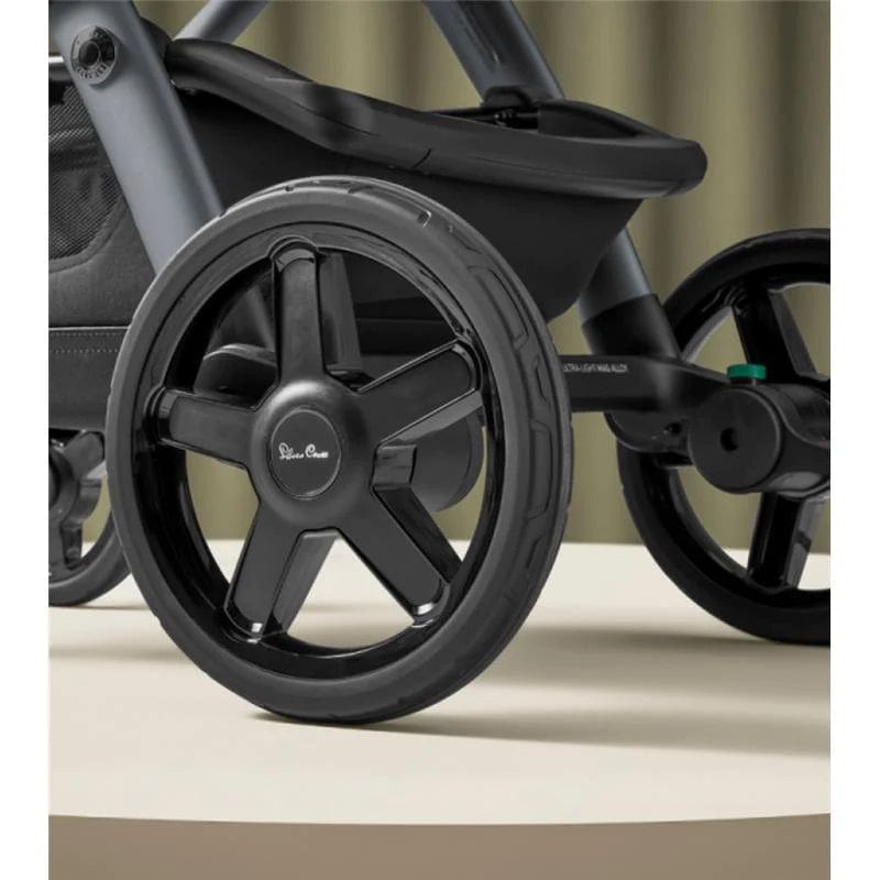 Silver Cross Wave 2022 Twin Stroller - Lightweight Luxury Baby Stroller for Twins with Adjustable Seats | Perfect for City Walks, Shopping & Family Outings