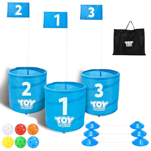 Blue-3 Pack Golf Buckets