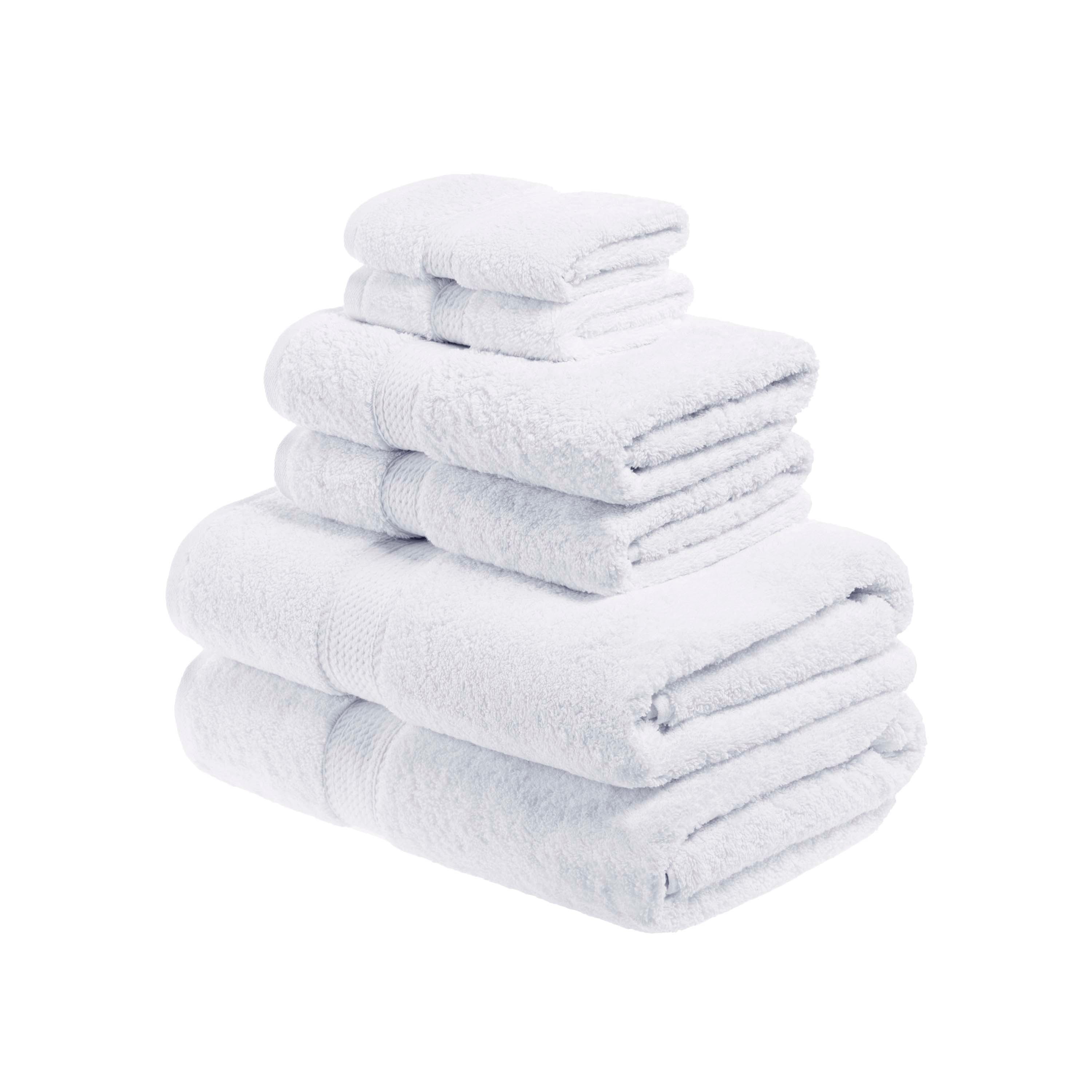 Premium 6-Piece Egyptian Cotton Towel Set - Ultra Soft, Heavyweight & Luxurious Bath Towels for Spa, Hotel & Home Use