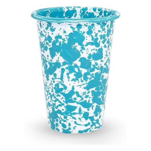 Turquoise/White Splatter