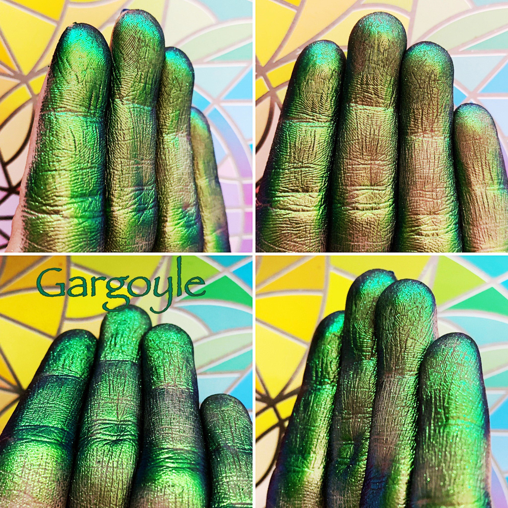 Gargoyle Multichrome Jeweled Eyeshadow - Long-Lasting Shimmer & Metallic Finish for Day & Night Makeup Looks