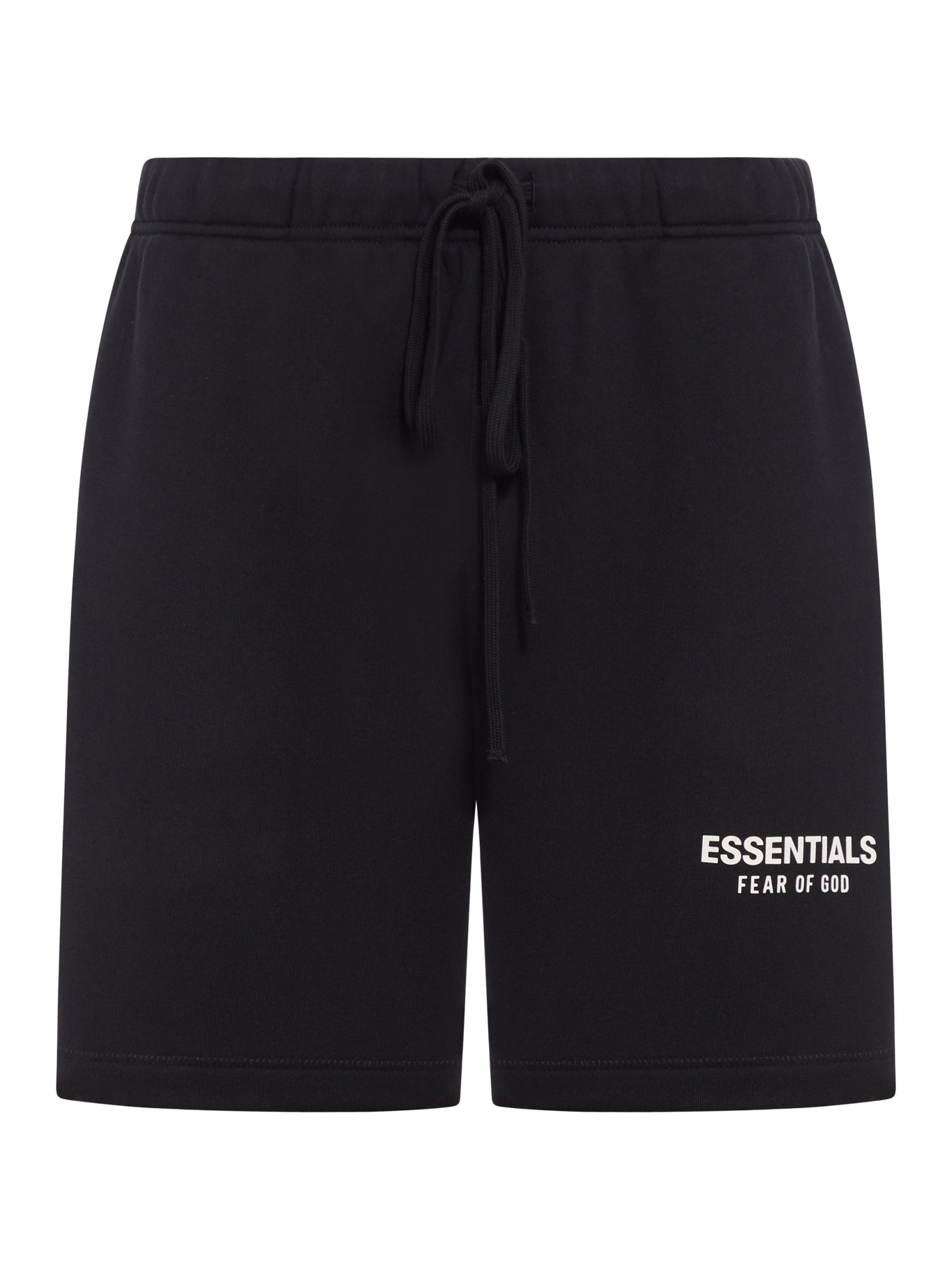 Fear of God Essentials Fleece Shorts for Men - Black Comfortable Lounge & Casual Wear - Perfect for Home, Gym, and Street Style