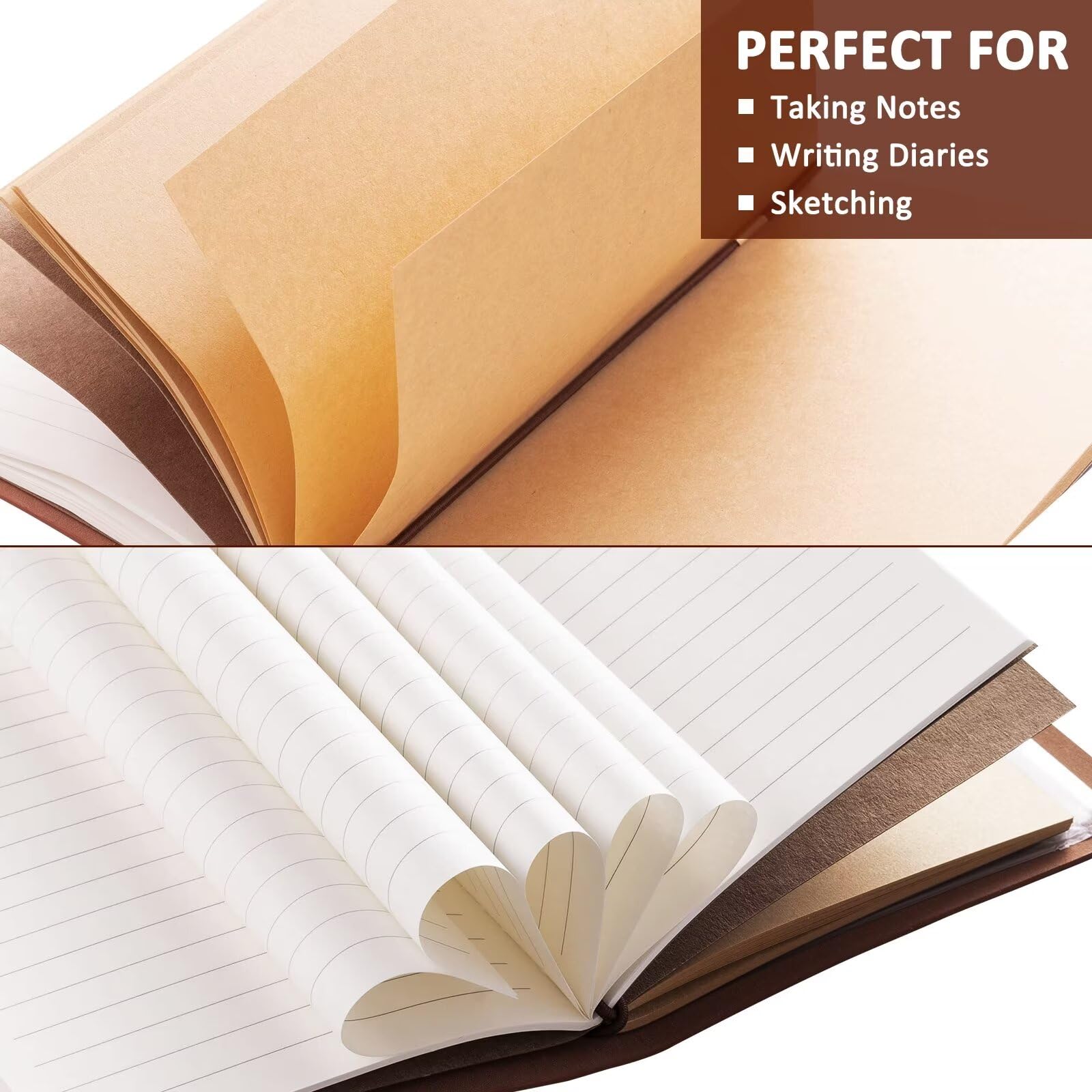 Christian Leather Journal Notebook - Inspirational Religious Gift for Women & Men, Sunflower Design, Perfect for Birthday, Graduation, Thank You - Great for Sister, Friends, Bible Study & Prayer Journaling