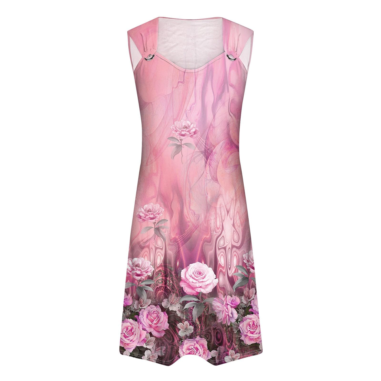 2024 Women's Summer Dresses - Casual Sleeveless Tank Sundress for Beach, Wedding Guest & Vacation | Lightweight Mini Dress for Outdoor Parties, Travel & Date Nights