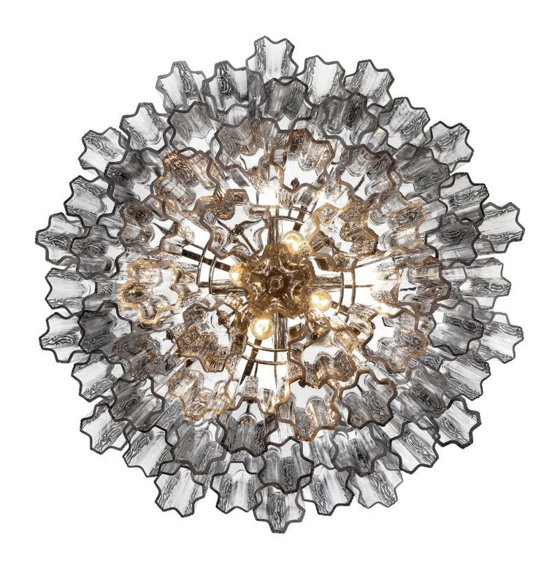 Addens 12-Light Modern Crystal Chandelier - Elegant Dining Room Lighting Fixture for Home Decor, Perfect for Living Room, Bedroom, and Entryway