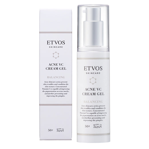 ETVOS Acne VC Cream Gel - Vitamin C Spot Treatment for Clear Skin | Brightening & Blemish Control | Perfect for Daily Skincare & Acne-Prone Skin