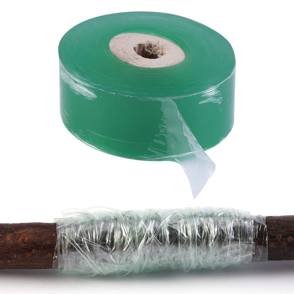 Premium Grafting Tape for Trees & Plants - Stretchable PE Film Budding Tape for Fruit Trees, Green Gardening Tools - Ideal for Grafting, Repairing Branches & Plant Propagation