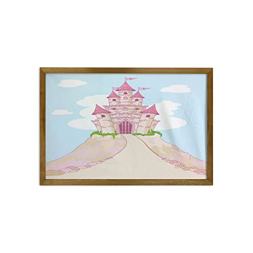 Pale Blue Beige Pink