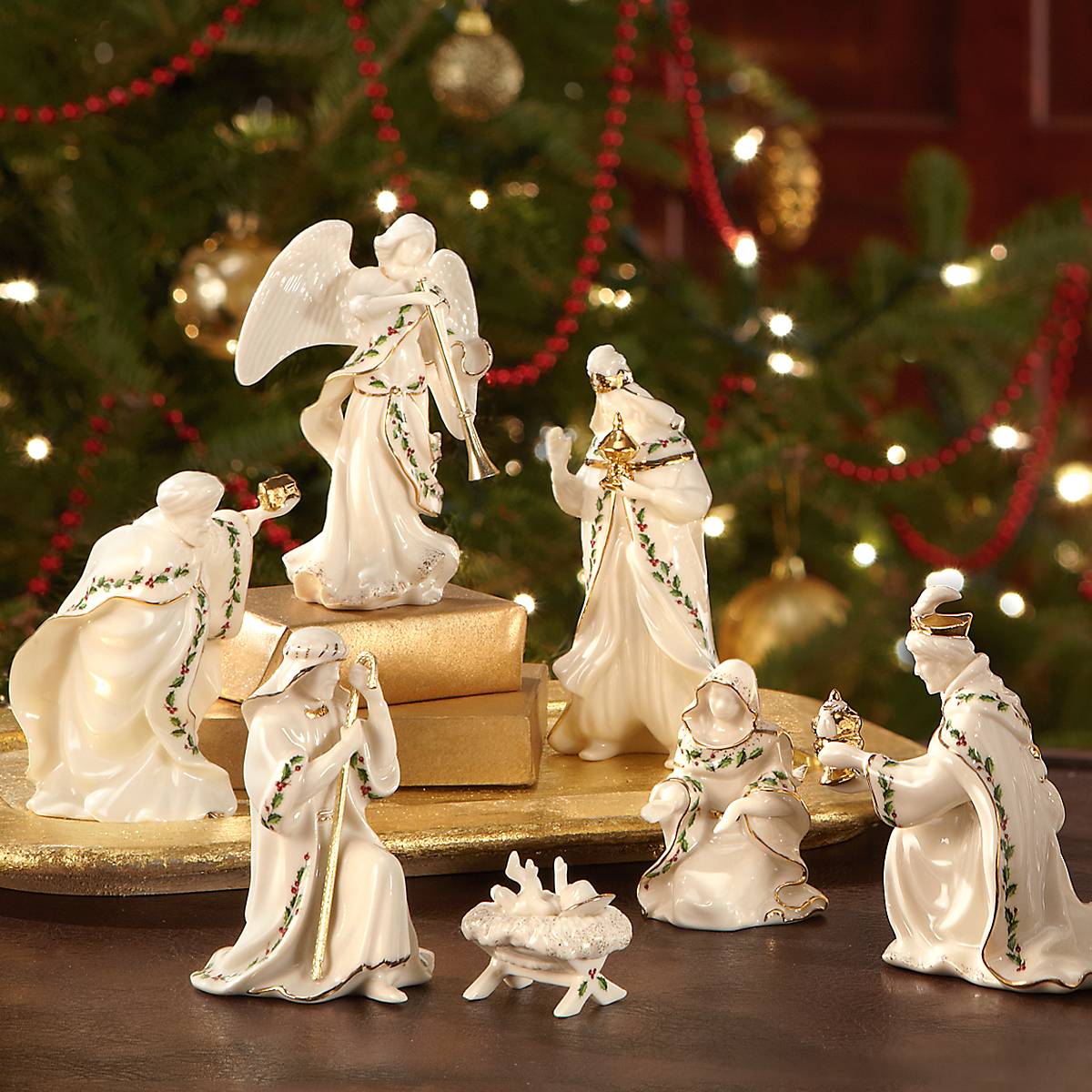 7 Piece Mini Nativity Set - Christmas Nativity Scene Figurines for Home Decor, Holiday Display & Gift Giving - Perfect for Tabletop, Mantel or Christmas Village