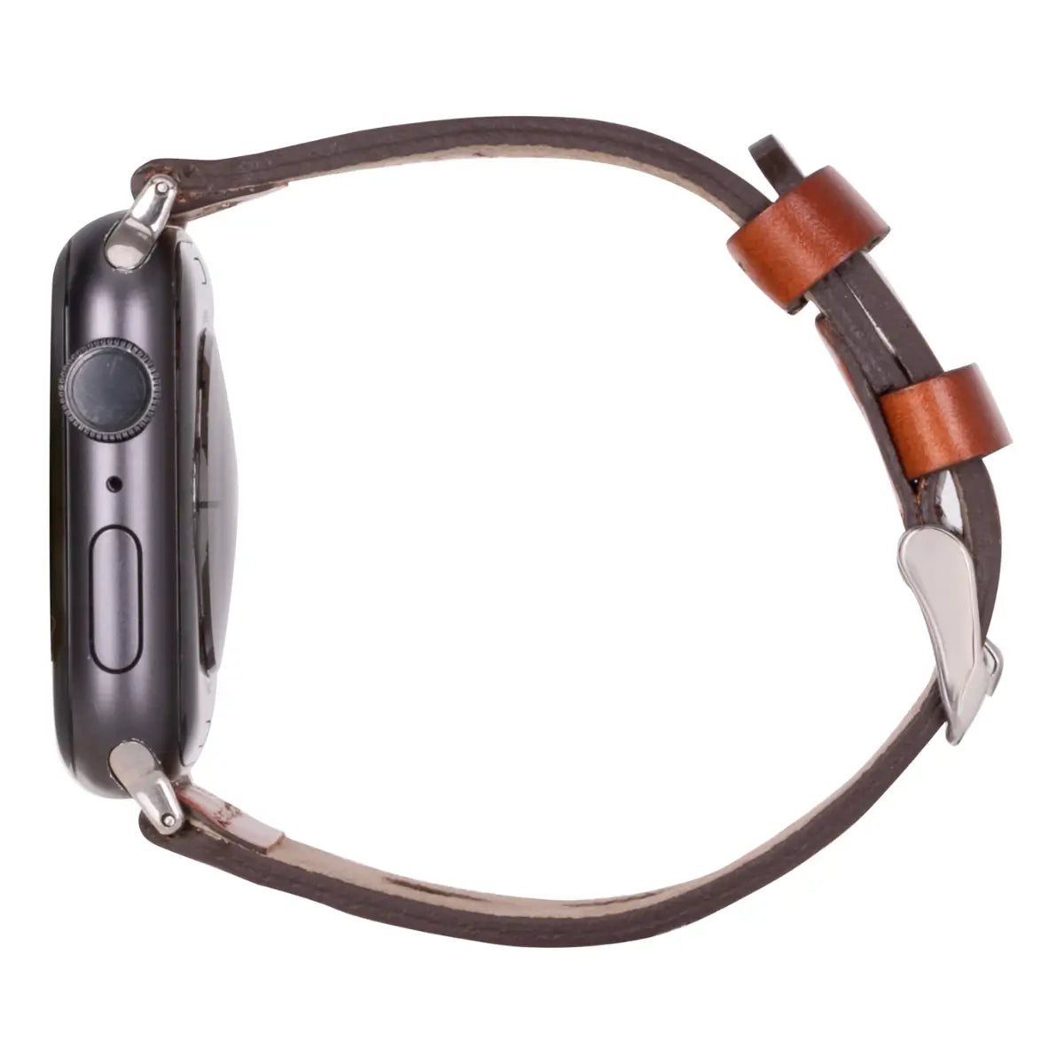 Premium Brown Leather Sport Band for Apple Watch - Durable & Comfortable Strap for Workouts & Everyday Use (Avesta) - Perfect for Gym, Office & Casual Wear