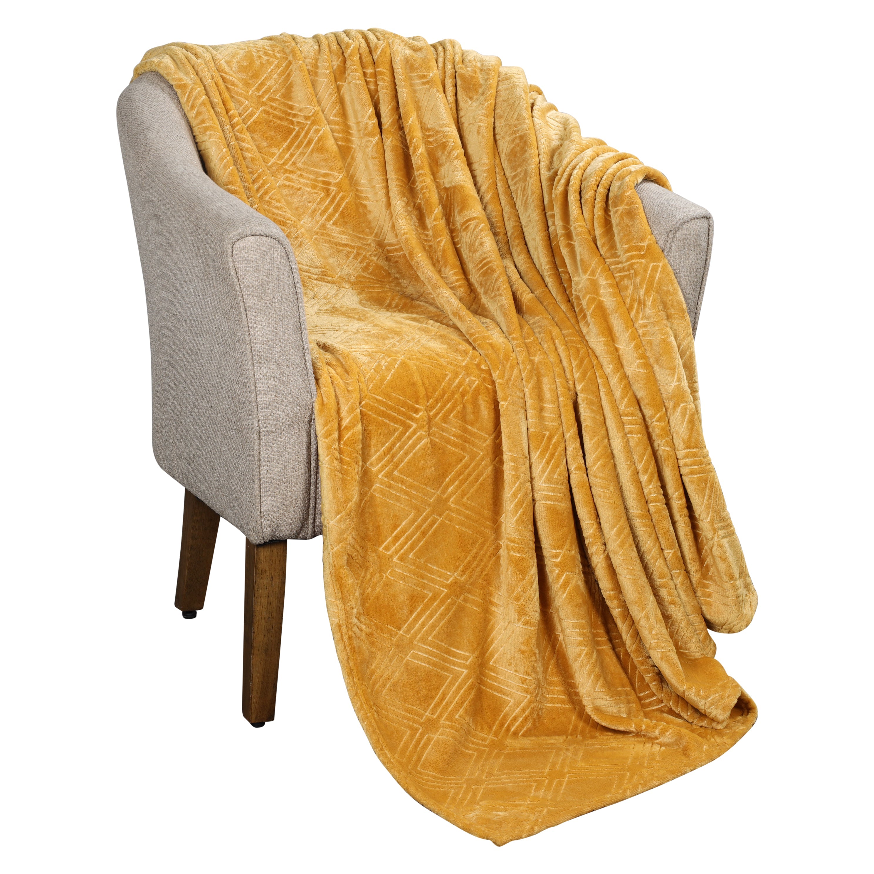 Premium Alaska Diamond Plush Fleece Blanket - Ultra Soft & Cozy Throw for Bed, Sofa, and Travel - Warm Winter Blanket for Home, Office, and Camping