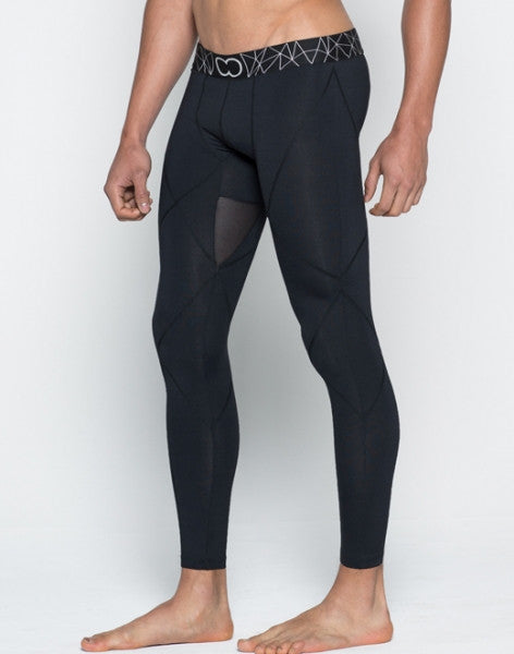 BLK AKTIV High-Performance Compression Tights for Women & Men - Moisture-Wicking, Breathable Workout Leggings - Ideal for Running, Yoga, Gym & Athletic Training