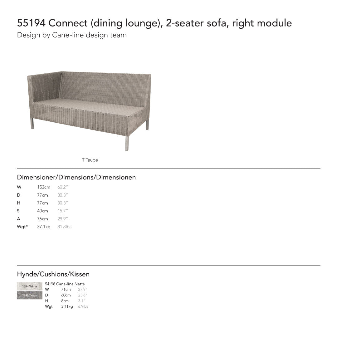 Pre-Configured Modular Sofa Set - Easy 3-Piece Sectional Couch for Living Room, Lounge & Family Room Comfort