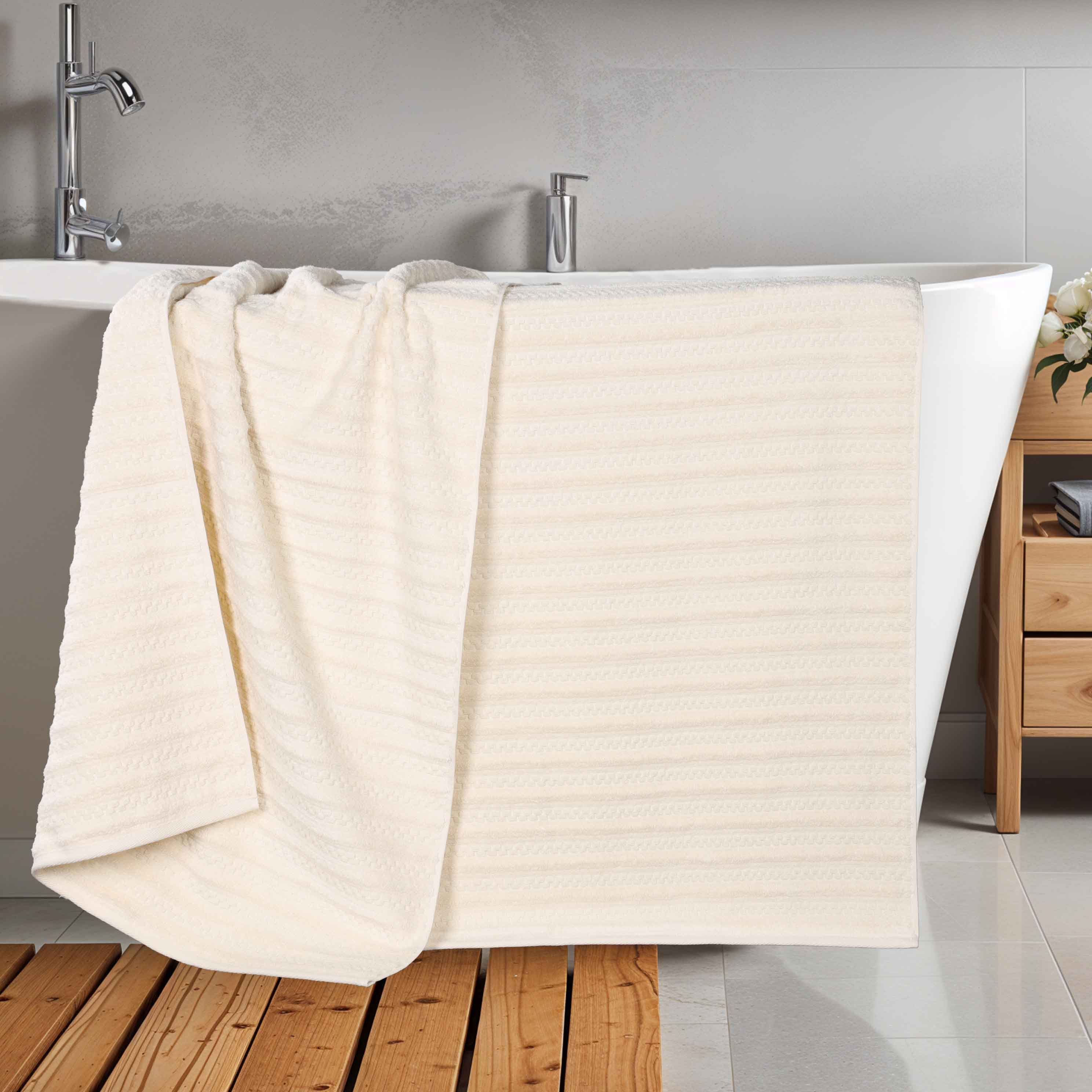Premium Zero Twist Cotton Bath Sheets - Ultra Absorbent Medium Weight Towel Set of 2 | Soft Luxury Bath Towels for Spa, Hotel & Home Use