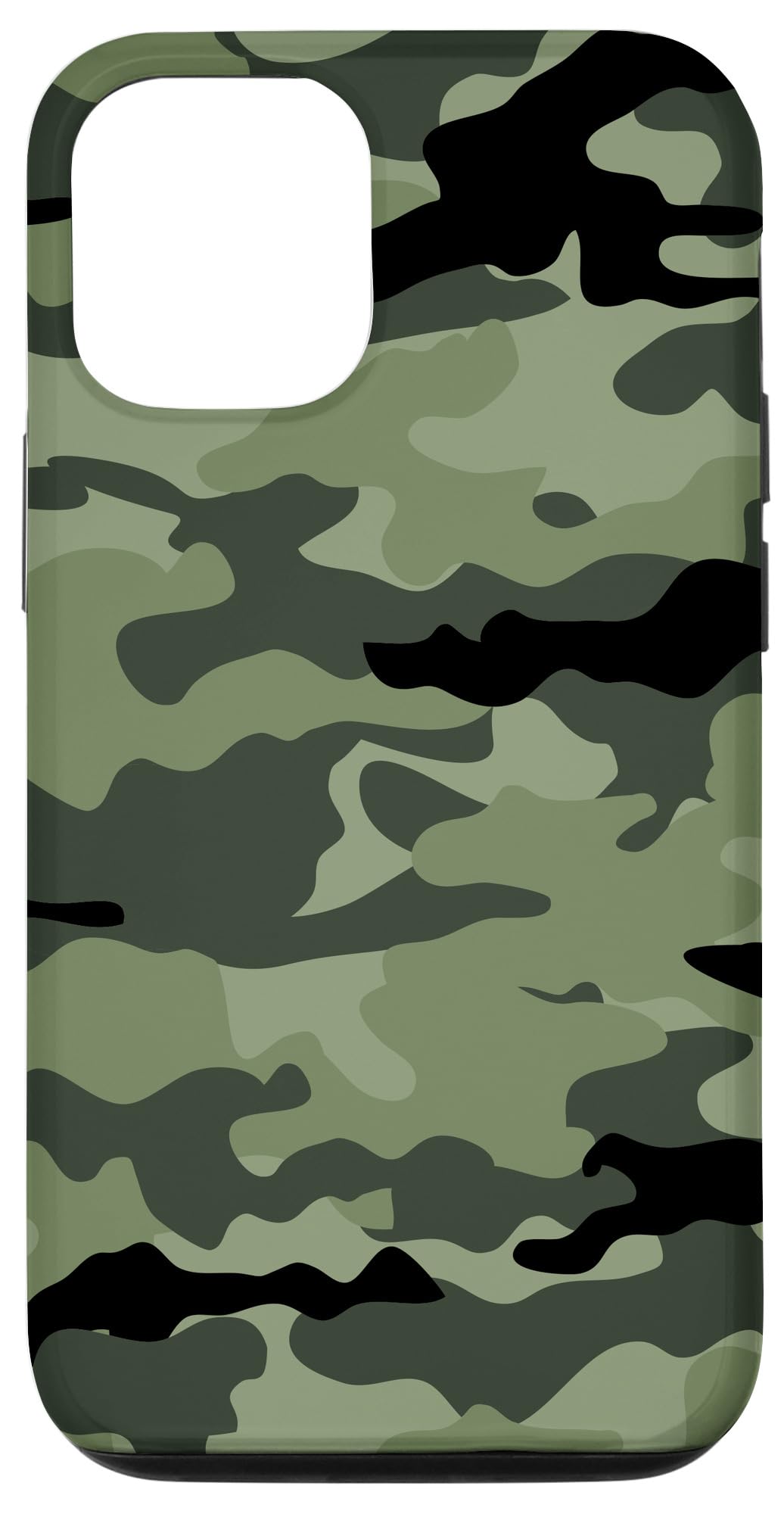 iPhone 12/12 Pro Military Camo Phone Case - Durable Army Camouflage Protective Cover for Outdoor Activities, Hunting & Adventure