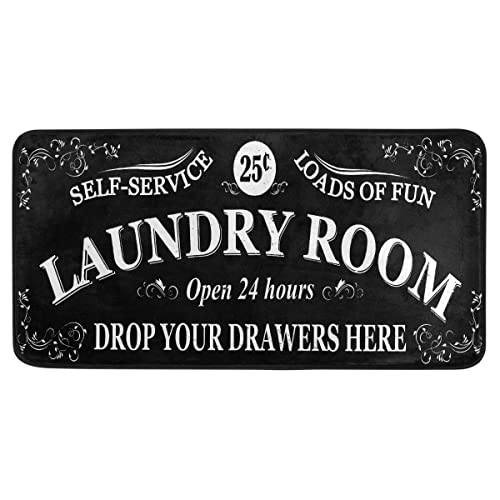 Laundry Vintage Black Design