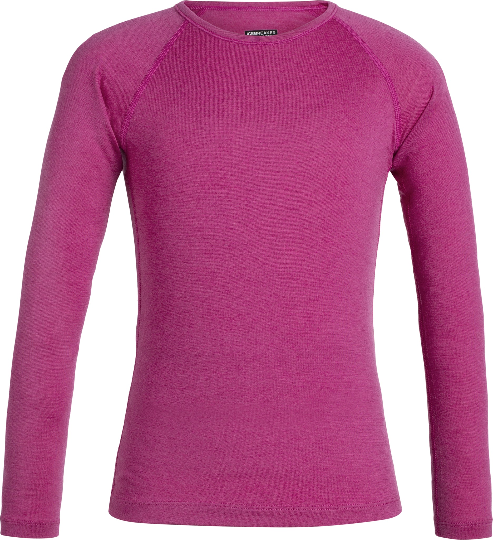 200 Oasis Merino Wool Long Sleeve Thermal Crew Neck Top for Kids - Warm Winter Base Layer for Outdoor Activities & Cold Weather