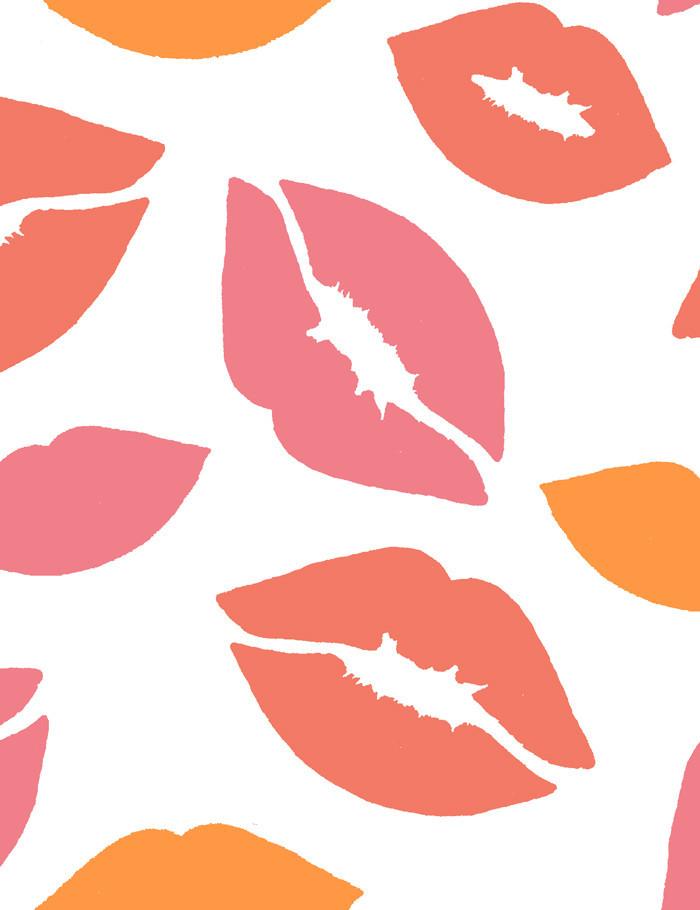 Nathan Turner Kiss My A Watermelon Wallpaper - Vibrant & Fun Peel and Stick Wallpaper for Kitchen, Bathroom, and Kids Room Decor
