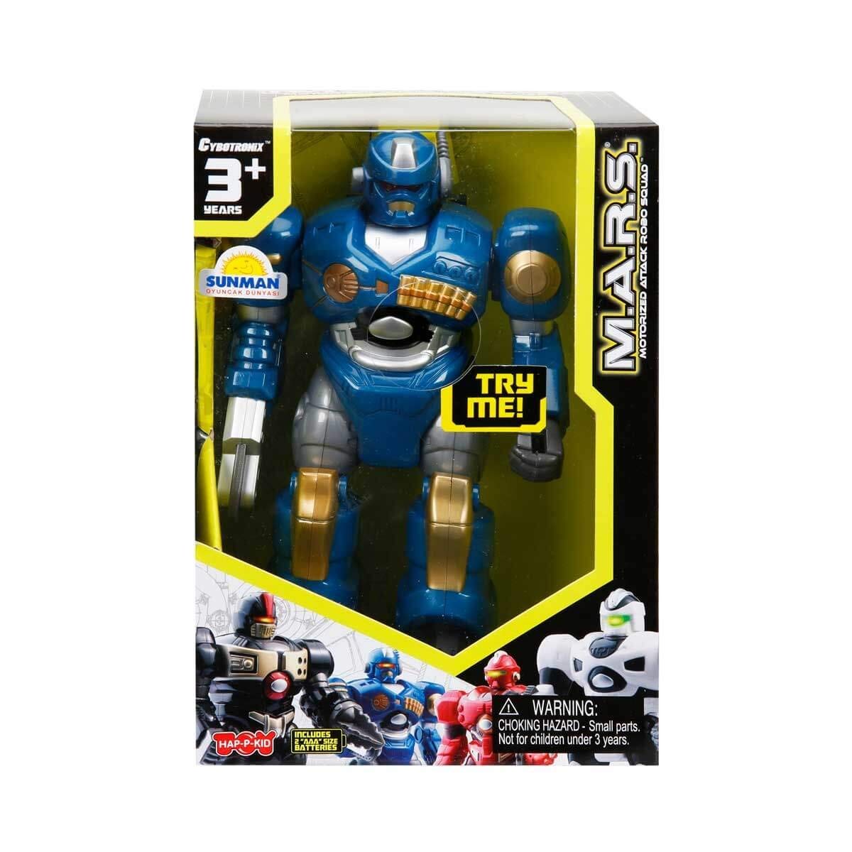 Cybotronix M.A.R.S. Attack Robots - 18cm Action Figure Collectible Toy with Color Variations - Perfect for Kids, Collectors & Sci-Fi Fans | Battle Play, Display & Gift Idea