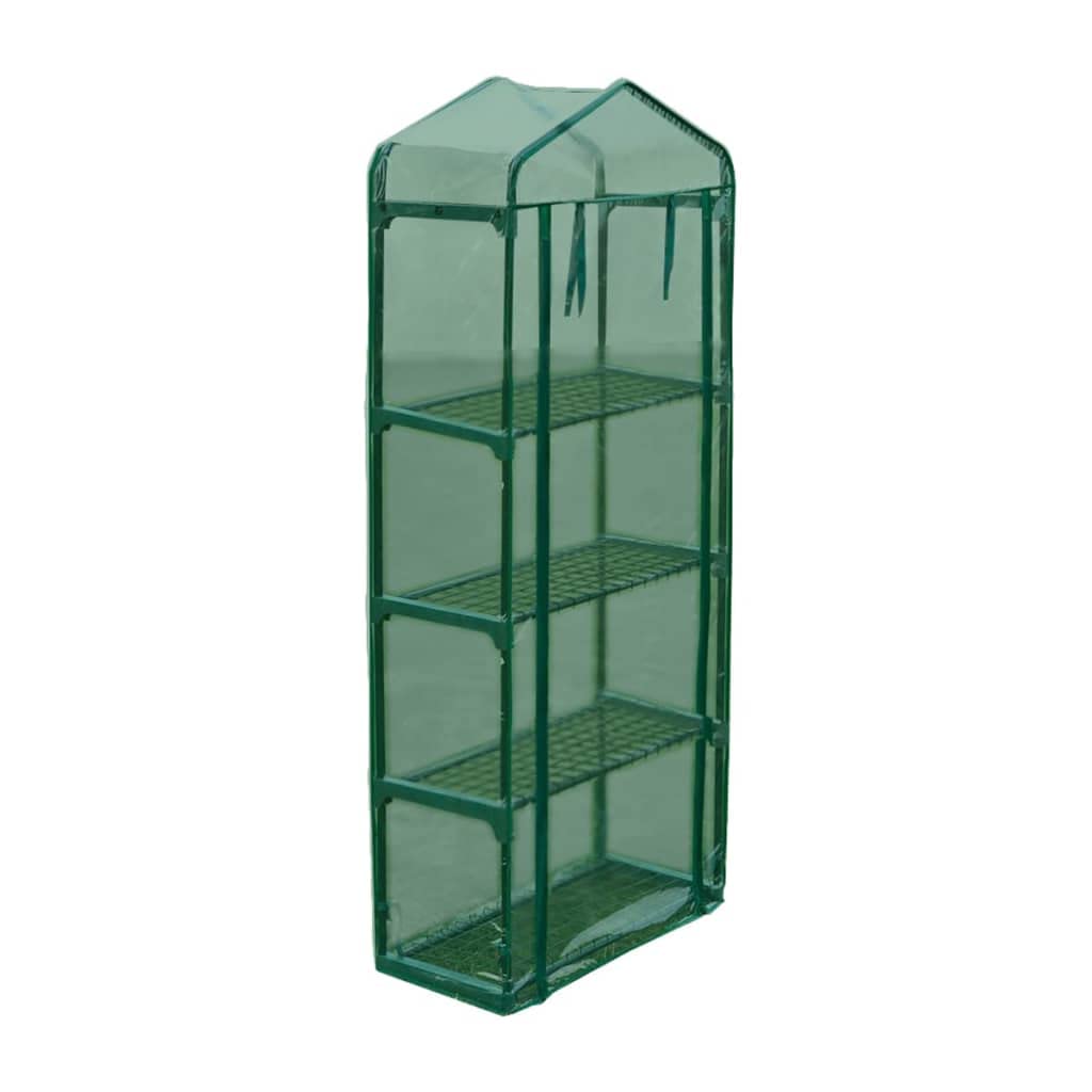 4-Tier Portable Greenhouse for Plants & Seedlings - Durable Outdoor Garden Shed with Zippered Cover for Herbs, Flowers & Vegetables | Perfect for Backyard Gardening, Balcony Planting & Winter Protection