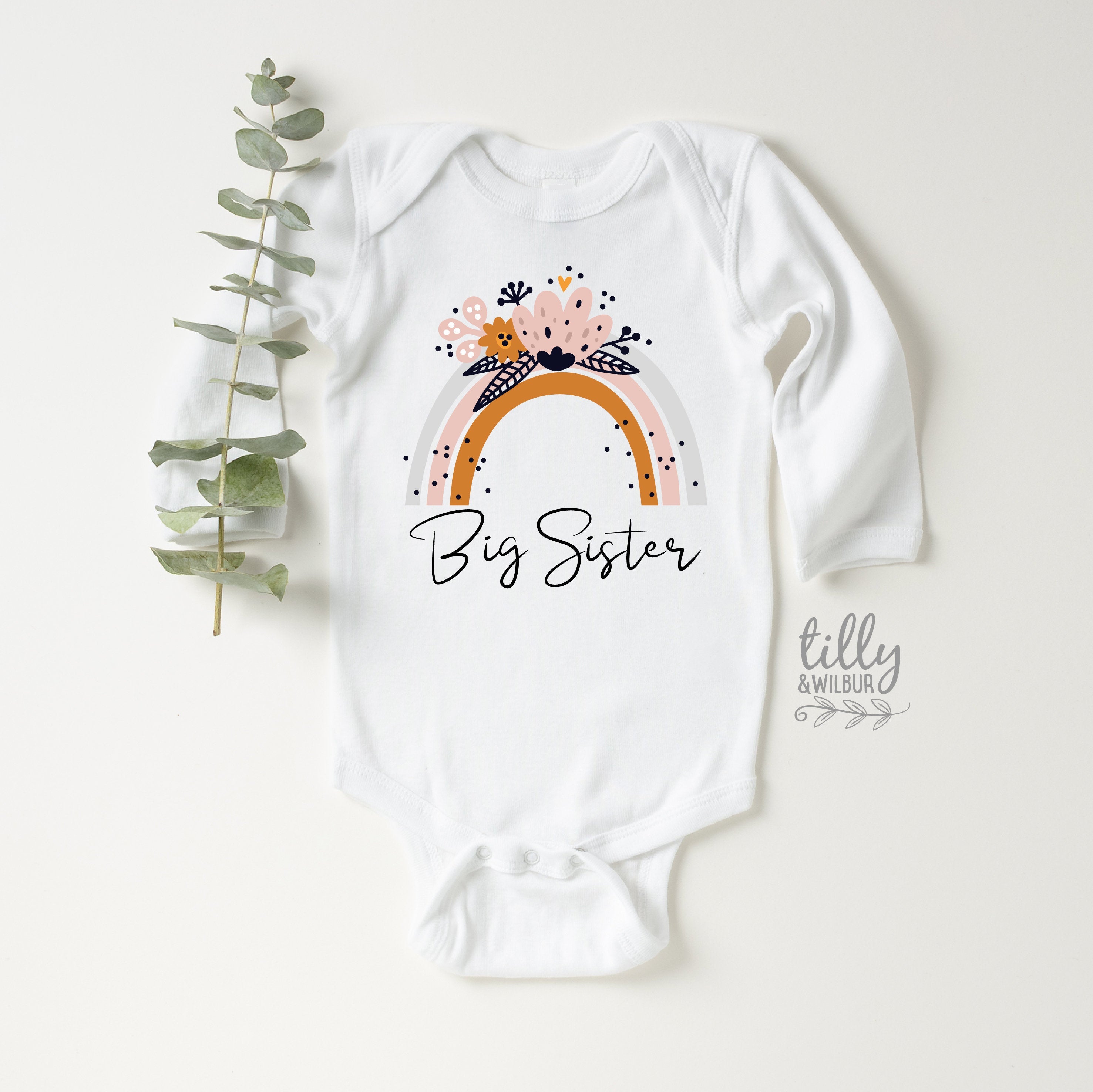 Big Sister Bodysuit - Cute Pregnancy Announcement Outfit for Toddlers, Big Sister Gift, I'm Going To Be A Big Sister Romper - Perfect for Gender Reveal & Newborn Photoshoots