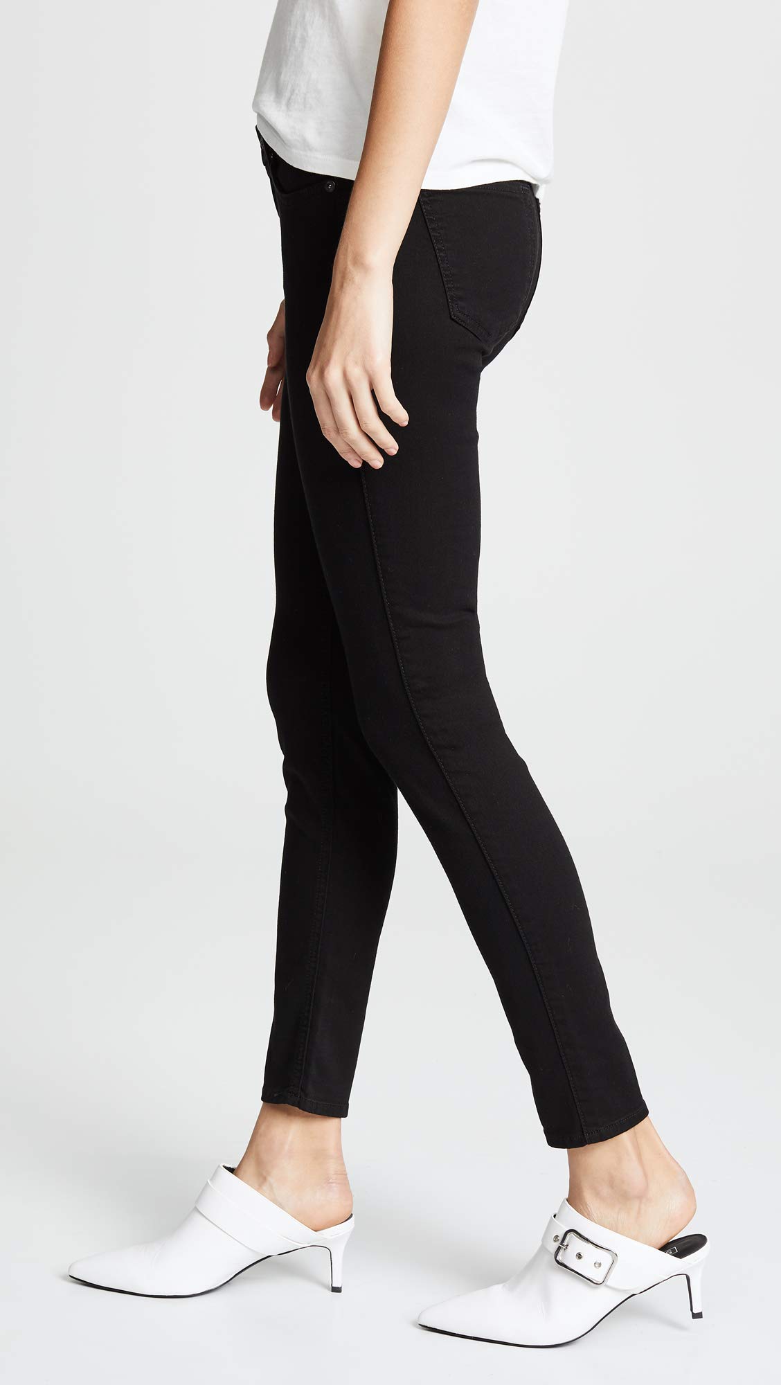 7 For All Mankind Women's Ankle Skinny Jeans - Stretch Denim Pants, High Waist Slim Fit for Casual & Night Out | Perfect for Date Night, Office Wear & Weekend Style