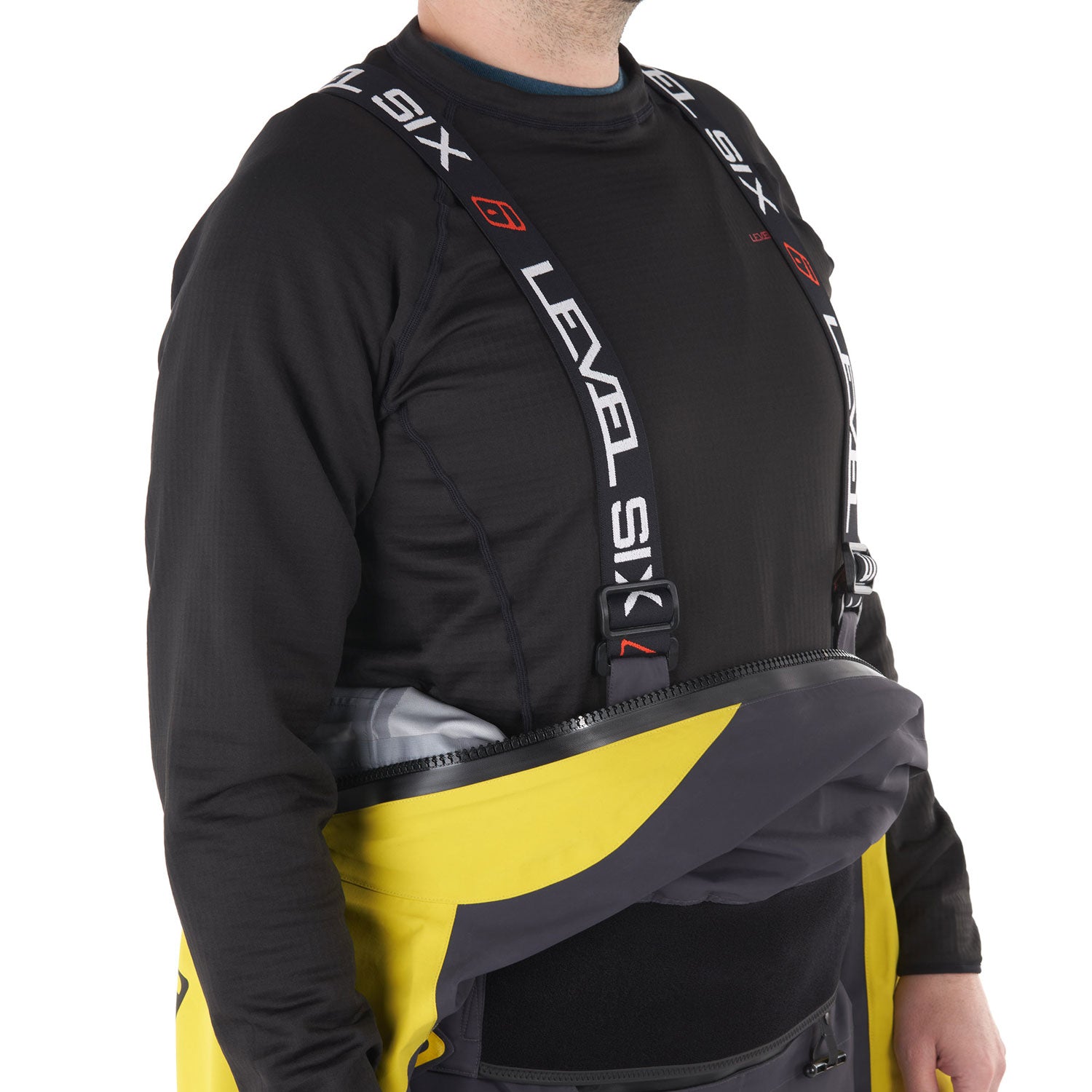 Level Six Fjord Dry Suit for Kayaking & Water Sports - Waterproof & Breathable Fishing Gear for Cold Weather Adventures