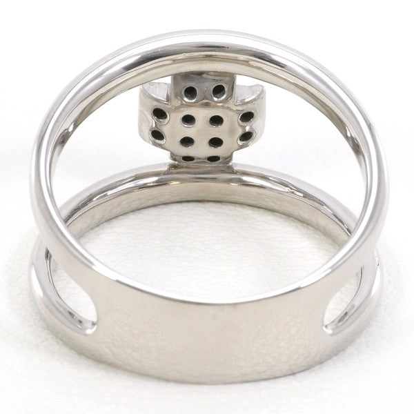 18K White Gold Black Diamond Ring for Women - Elegant Wedding, Engagement & Anniversary Jewelry Gift