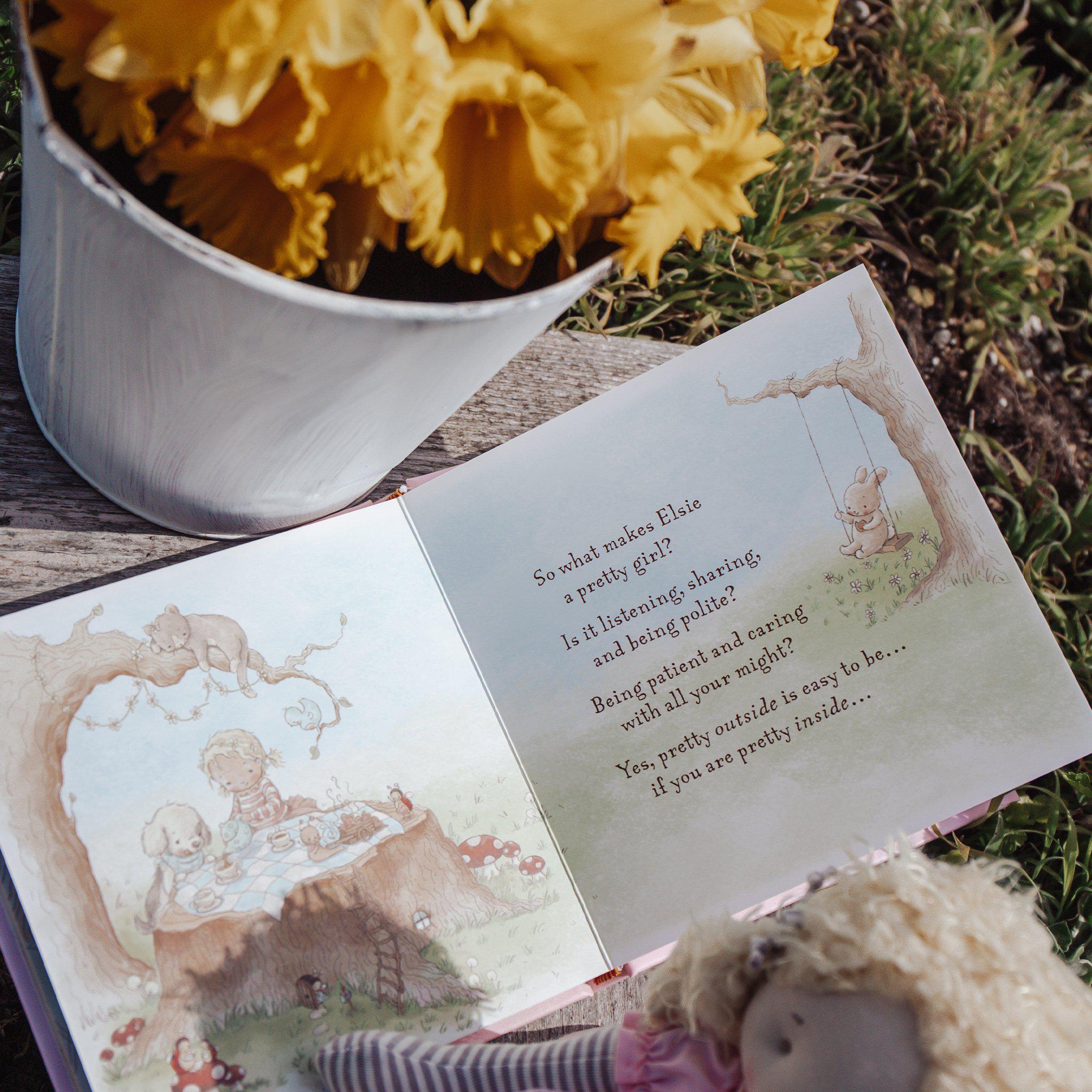 Pretty Girl Book with Blonde Hair - Perfect for Kids' Bedtime Stories, Reading Practice & Gift Ideas