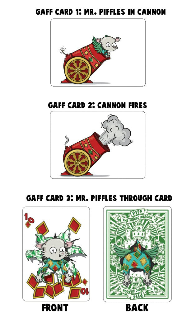 PIFF The Magic Dragon Playing Cards - Premium Collectible Deck for Card Games, Magic Tricks & Gifts | Perfect for Poker, Blackjack & Family Game Nights