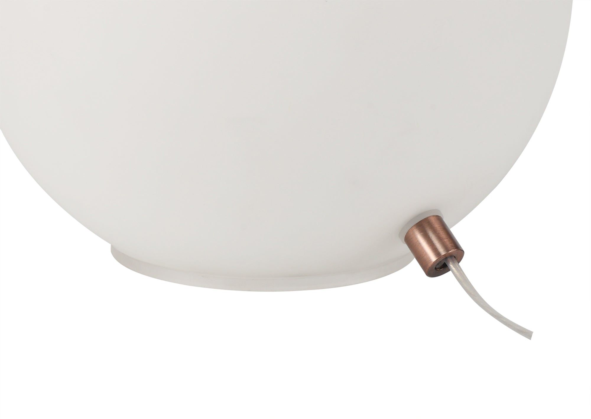 Modern Austin Table Lamp - 1/3Lt x G9 Bulb - Copper & Opal, Polished Chrome & Iridescent, Polished Chrome & Black Options - Smoked Glass Shade IP20 - Perfect for Bedroom, Living Room, or Office Lighting