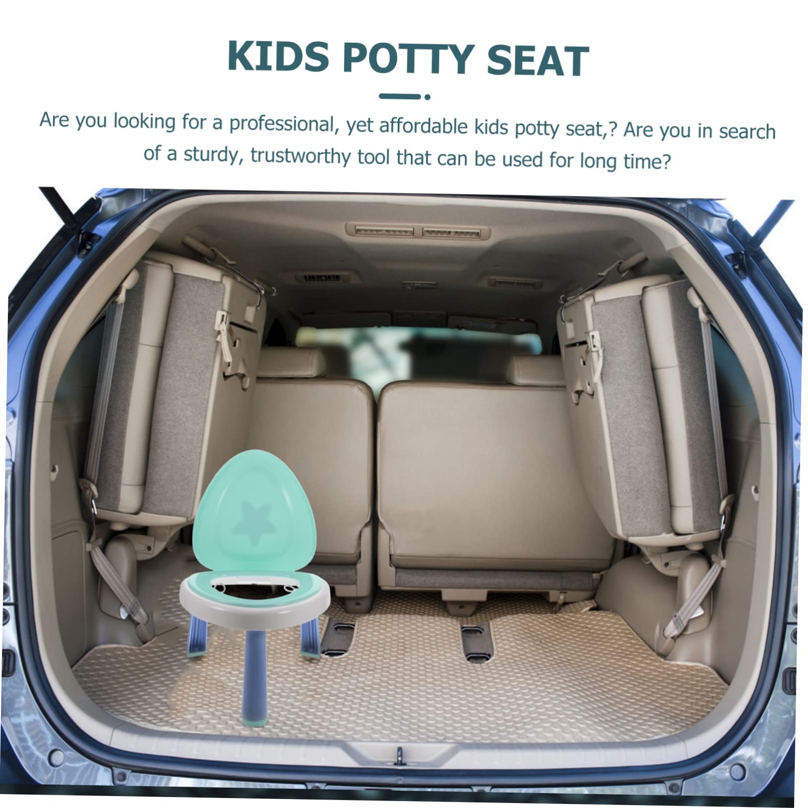 Portable 2-Pack Folding Toilet for Camping & Travel - Kids Training Potty & Adult Emergency Toilet for Outdoor Adventures, Road Trips, and Emergency Preparedness