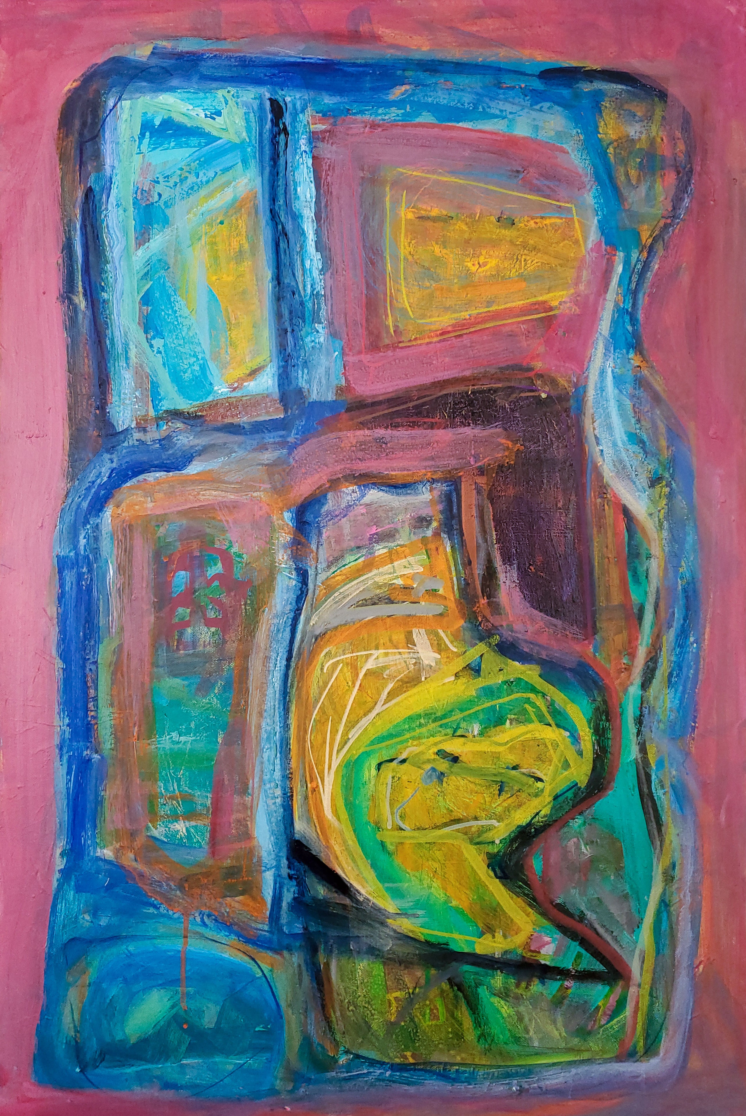 Alan Lankin: Time Will Tell - Original Artwork for Home & Office Decor | Perfect for Living Rooms, Bedrooms & Creative Spaces