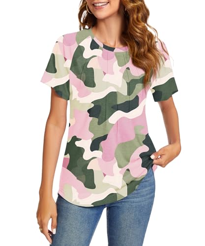 Camouflage Pink Green