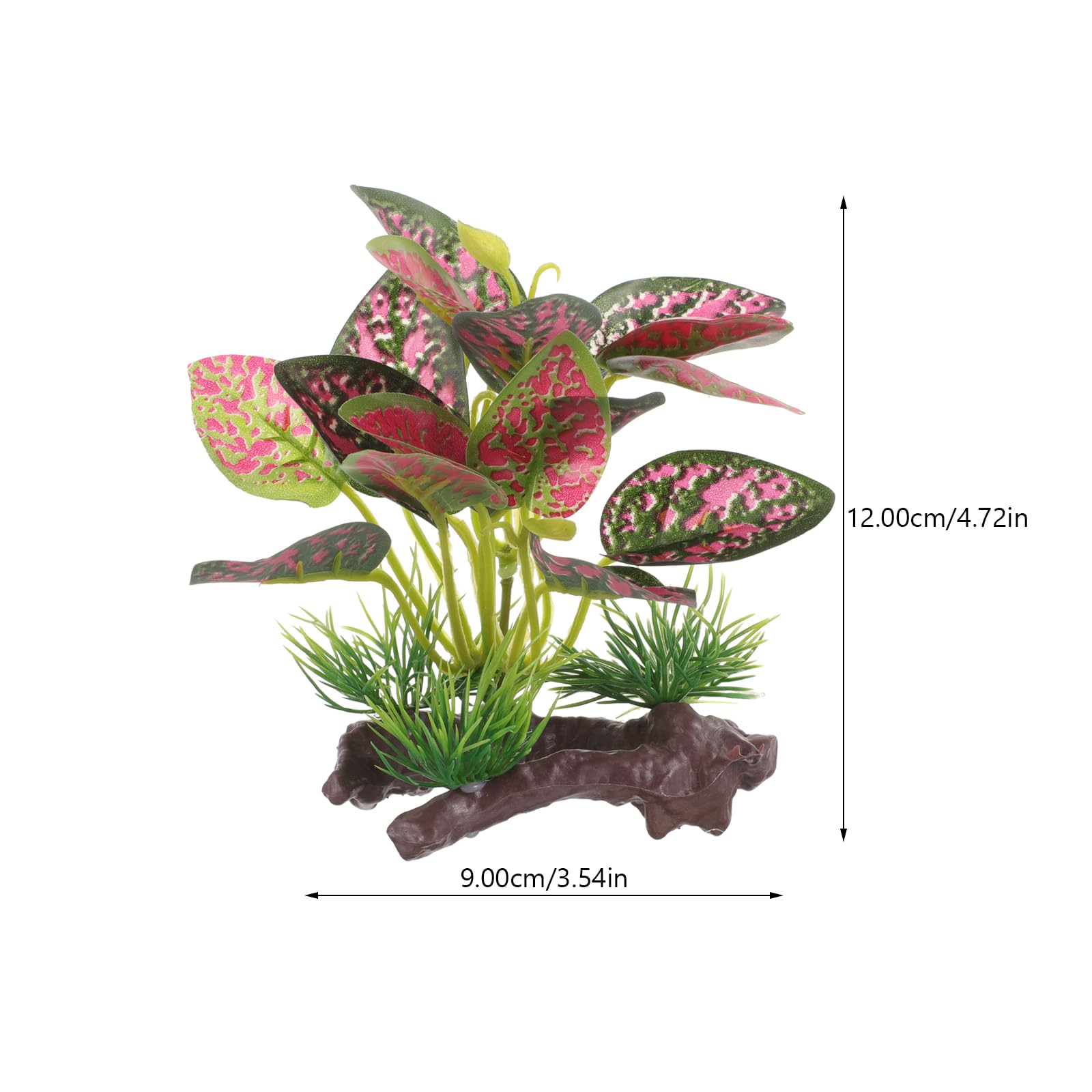 Beaupretty Artificial Aquarium Plants - Lifelike Silk Water Plants for Fish Tank Decor, Turtle Habitat, Desktop & Home Decoration - Large Plastic Fake Plants for Aquascaping & Fish Tank Supplies (Set of 6) - Perfect for Freshwater Tanks, Office Decor & Reptile Enclosures