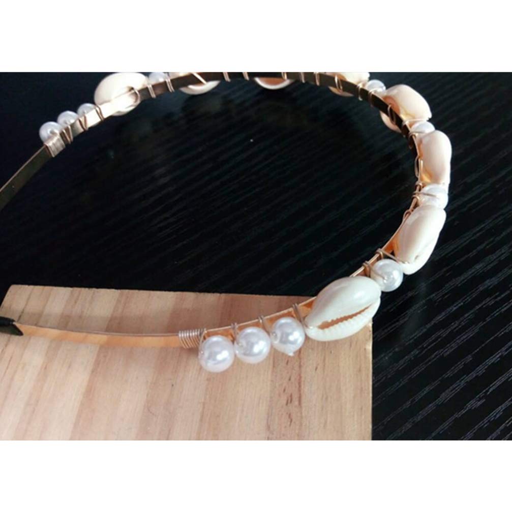 Boho Pearl Shell Headband for Beach & Summer Fashion