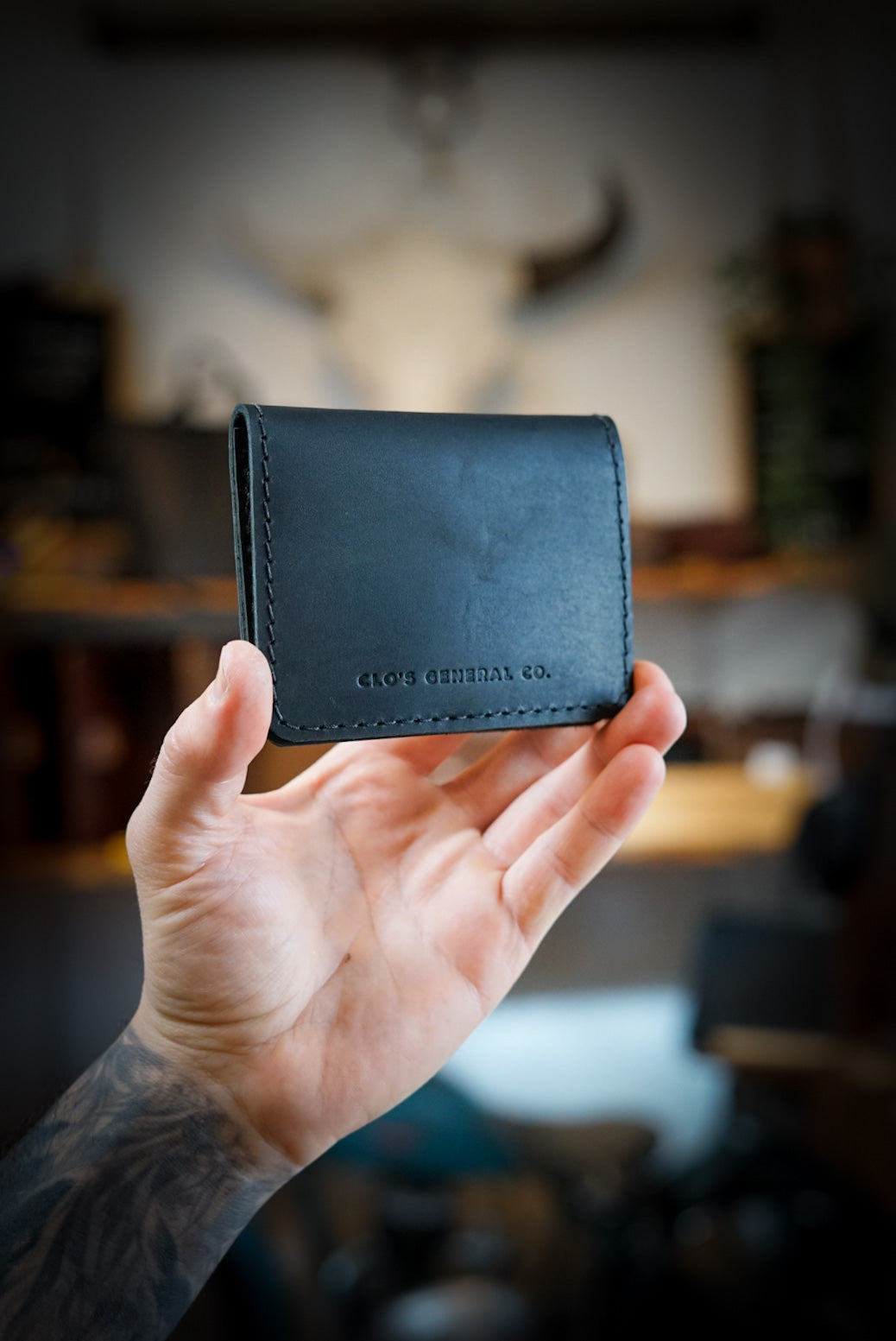 Slim RFID Blocking Minimalist Wallet for Men - Flat Black | Ultra Thin Front Pocket Wallet for Everyday Carry & Travel