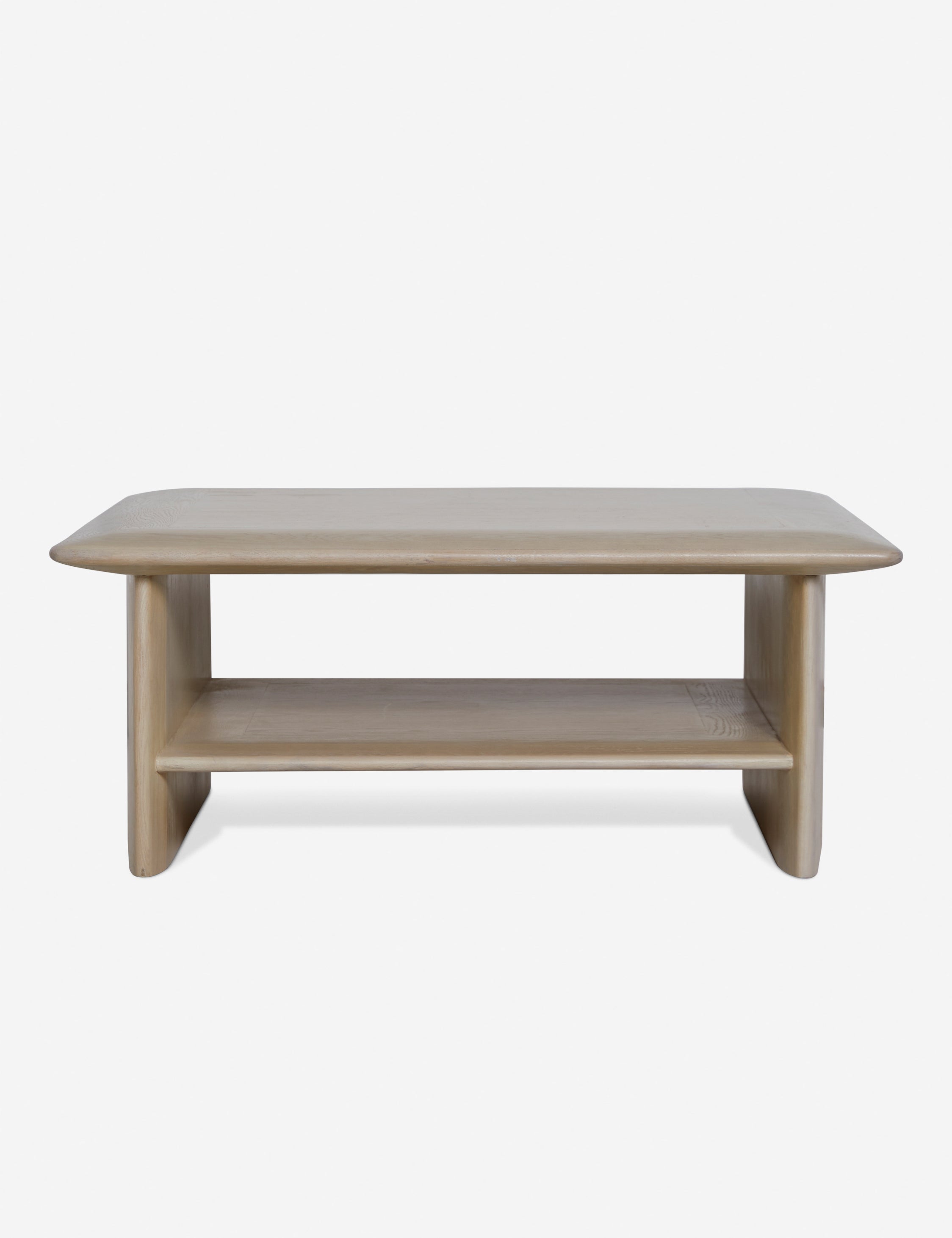 Modern Cedar Wood Coffee Table - Rustic Solid Wood Living Room Furniture for Home Decor | Perfect for Living Room, Lounge, and Office Spaces