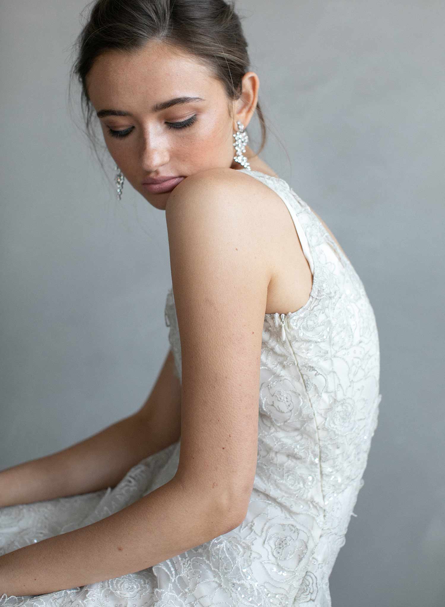 Champagne Bubbles Drop Earrings - Elegant Dangling Jewelry for Women | Style #976 | Perfect for Parties, Weddings & Special Occasions