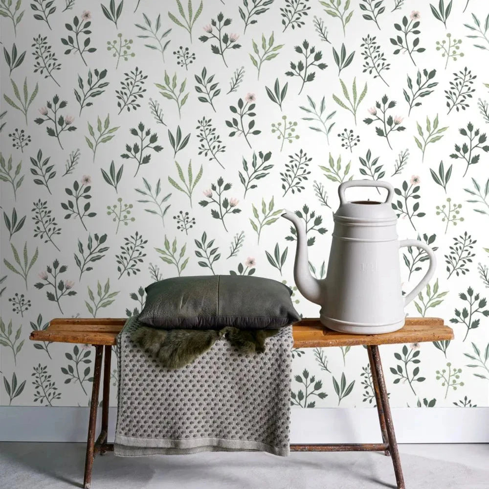 Scandi Cool Greenery - Modern Scandinavian Style Artificial Plants for Home & Office Decor - Perfect for Living Room, Bedroom, and Workspace
