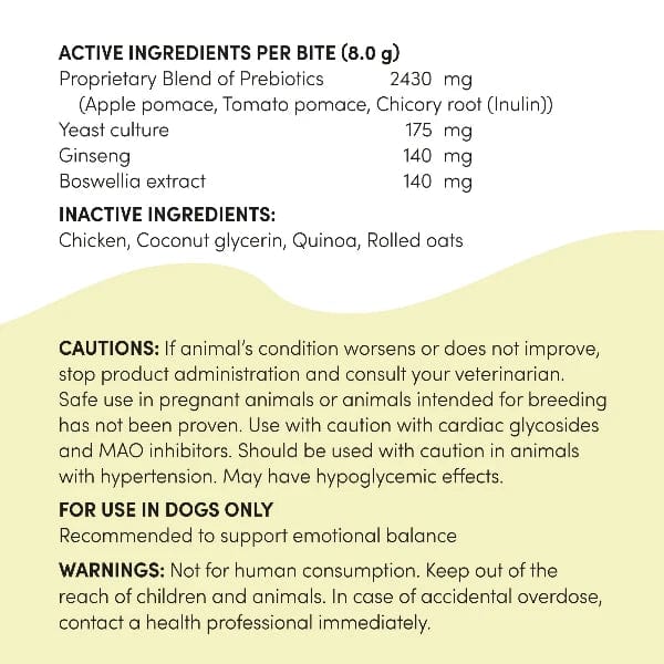 Crump's Naturals Gutsy Happy Bites Dog Treats - Grain Free, Digestive Health Snacks for Small & Large Dogs - Perfect for Training Rewards and Anytime Treats